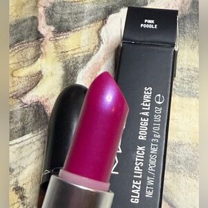 MAC COSMETICS RARE BNIB PINK POODLE GLAZE Lipstick Pink Limited HTF Very Rare